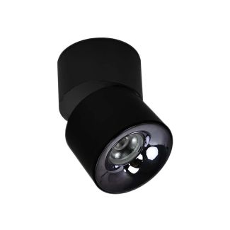 LIGHT PRESTIGE LP-2626/1RM BK movable Ruchoma oprawa natynkowa Brema czarna LED CCT