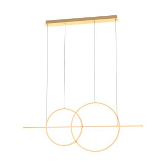 ZUMALINE MD7358-2A-3GT CHOLET LAMPA WISZĄCA ZŁOTA/GOLD