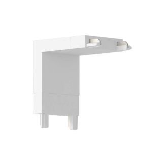 MILAGRO ML2214 Slim Magnetic Track Narożnik Biały dół L
