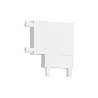 MILAGRO ML2218 Slim Magnetic Track Biały Łącznik Szyn L