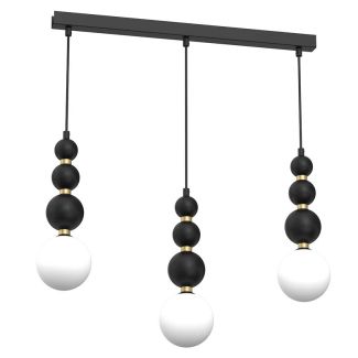 MILAGRO MLP0976 Lampa wisząca BOULE Black 3xG9