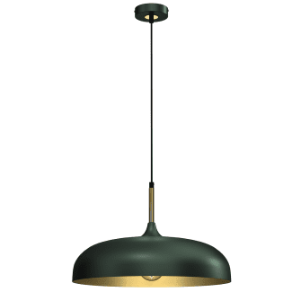 MILAGRO MLP7900 Lampa wisząca LINCOLN GREEN/GOLD 1xE27 45cm