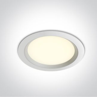 ONE LIGHT 10130T/W/W Odu 5 biała wpuszczana oprawa typu downlight SMD LED 3000K 30W