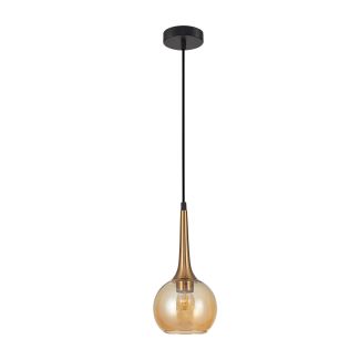 ITALUX PND-42361-1-BRO-AMB lampa wisząca brązowy