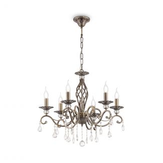 MAYTONI RC247-PL-06-R Royal Classic Grace Chandelier Brass