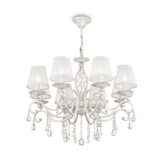 MAYTONI ARM247-08-G Elegant Grace Chandelier White with Gold