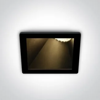 ONE LIGHT 50105MA/B/B Bevera czarny wpust z oprawką GU10 MR16 dark light