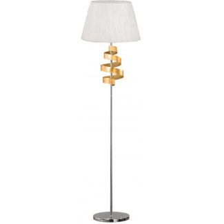 CANDELLUX 51-23506 DENIS LAMPA PODŁOGOWA 1X60W E27 CHROM/ZŁOTY