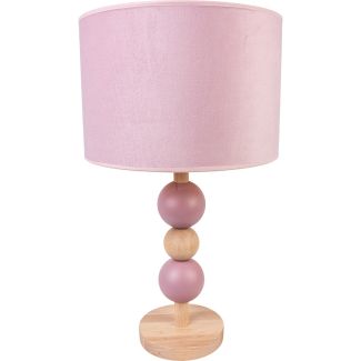 HELLUX 4105122 Lampa stołowa Bolla pudrowy róż