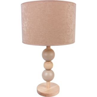 HELLUX 4105154 Lampa stołowa Bolla beż