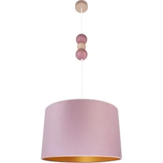 HELLUX 8553222 Lampa wisząca Bolla fi40 pudrowy róż