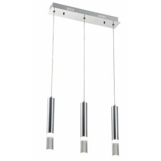 WYPRZEDAŻ REALITY 330503-06 Gwen - lampa wisząca 3 płomienna LED chrom
