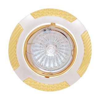 IDEUS 01325 LEYLAK HL797 PEARL SILVER/GOLDEN Sufitowa oprawa punktowa