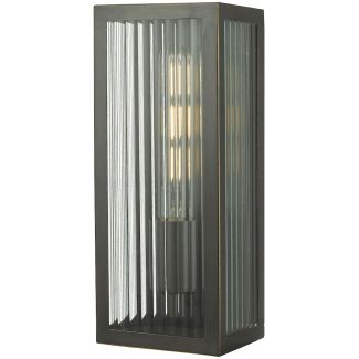 DAR KEE5263 KEEGAN 1LT W/LT RUBBED BRONZE SMALL IP44