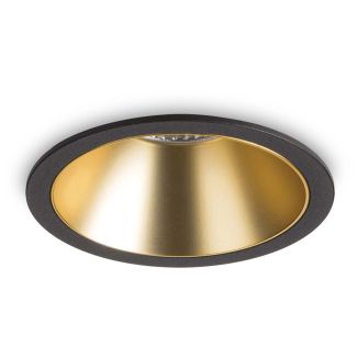 IDEAL LUX GAME ROUND BLACK GOLD 192345