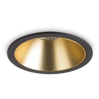 IDEAL LUX GAME ROUND BLACK GOLD 192345