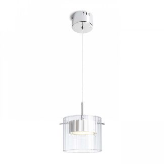 RENDL R11679 ESTRA I wisząca biała szkło przezroczyste 230V LED 5W 3000K