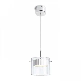 RENDL R11679 ESTRA I wisząca biała szkło przezroczyste 230V LED 5W 3000K