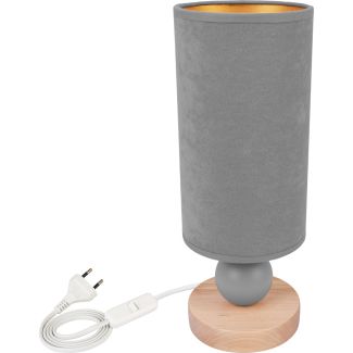 HELLUX 4105212 Lampa nocna Bolla szara