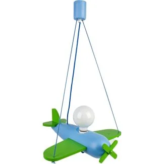 HELLUX 1042314 Lampa wisząca Clipper zielono-błękitny