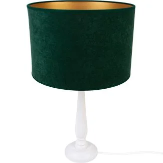 HELLUX 4104253 Lampa stołowa BERTA butelkowa zieleń