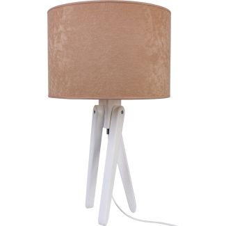 HELLUX 4210354 Lampa stołowa biały TRIVET beż