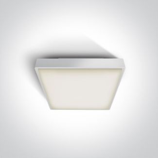 ONE LIGHT 67282N/W/W Pirnari biały plafon LED 3000K 16W IP65
