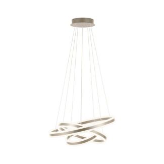 EGLO 39314 LAMPA TONARELLA OPRAWA WISZĄCA LED-HL 3XRING CHAMPAGNER/SAT.TONARELLA