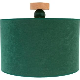 HELLUX 3200253 Lampa sufitowa Bolla fi40 butelkowa zieleń