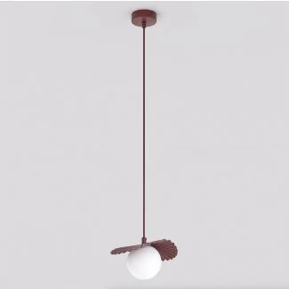 EMIBIG 1761/1 FLORA 1 BURGUNDY OPAL Lampa wisząca