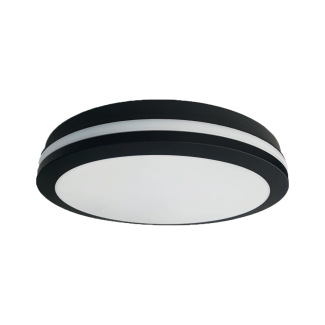 MILAGRO EKP0475 Plafon Marlon 18W 4000K Czarny IP54