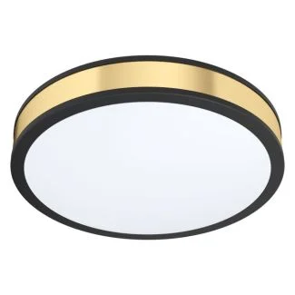 EGLO 99407 LAMPA PESCAITO OPRAWA ŚCIENNA / SUFITOWA LED-DL Ø380 SCHWARZ/GOLD PESCAITO