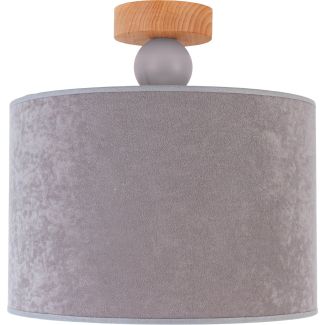 HELLUX 3200112 Lampa sufitowa Bolla szara