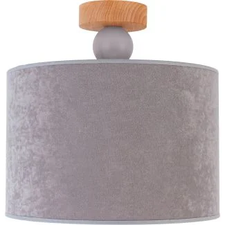 HELLUX 3200112 Lampa sufitowa Bolla szara