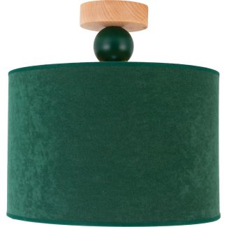 HELLUX 3200153 Lampa sufitowa Bolla butelkowa zieleń