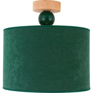 HELLUX 3200153 Lampa sufitowa Bolla butelkowa zieleń