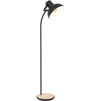 EGLO 43166 STL/1 E27 SCHWARZ/HOLZ LUBENHAM