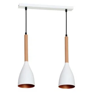 LUMINEX 9107 żyrandol Muza white/gold