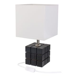 HELLUX 4113443 Lampa stołowa Rubi czarny