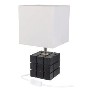 HELLUX 4113443 Lampa stołowa Rubi czarny