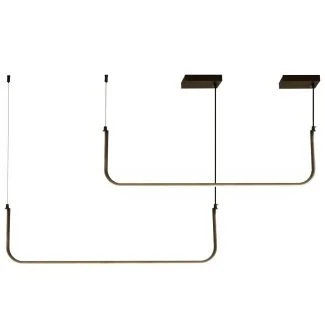 Step into Design MP0095-2 Lampa wisząca MINIMA-2 led czarna 80 cm