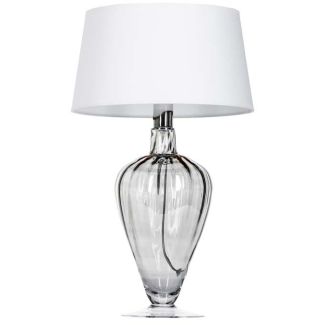 4 CONCEPTS BRISTOL TRANSPARENT BLACK L046311501 lampa stołowa z abażurem