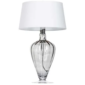 4 CONCEPTS BRISTOL TRANSPARENT BLACK L046311501 lampa stołowa z abażurem