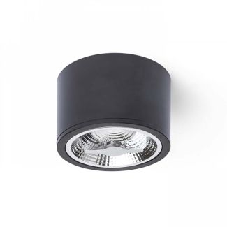 RENDL R12634 KELLY LED DIMM sufitowa czarna 230V LED 15W 45° 3000K