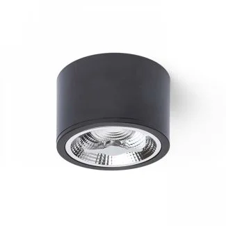 RENDL R12634 KELLY LED DIMM sufitowa czarna 230V LED 15W 45° 3000K