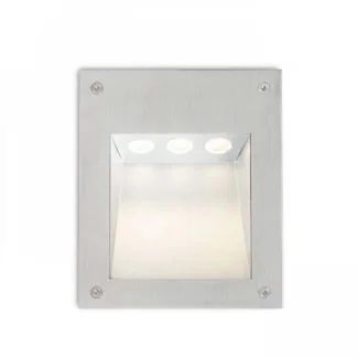 RENDL R10546 AKORD ścienna do wbudowania stal nierdzewna 230V LED 3W IP65 3000K