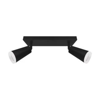 IDEUS 04144 SANA GU10 2L BLACK Oprawa ścienno-sufitowa