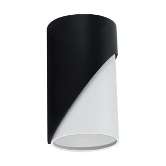 IDEUS 04210 ZEBRA DWL GU10 BLACK/WHITE  Oprawa sufitowa