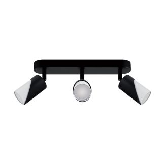 IDEUS 04214 ZEBRA SPT GU10 3L BLACK/WHITE Oprawa ścienno-sufitowa