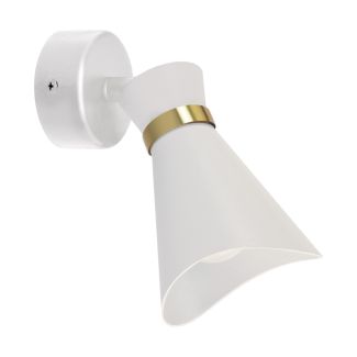 IDEUS 04218 LORETA SPT E14 WHITE/GOLDEN Oprawa ścienno-sufitowa